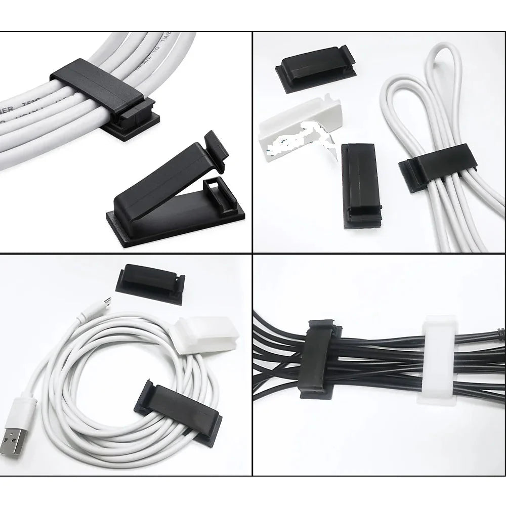 RigTidy Cable Management Kit | 146-Piece Desk Cord Organizer
